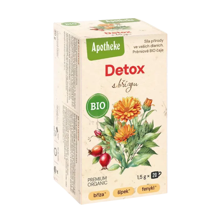 Apotheke Čaj Detox s břízou 20x1,5 g BIO